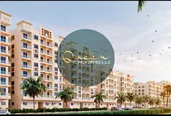 Studio apartment for sale with a separate kitchen and balcony. Spacious area in the Princess Ali pro