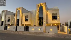 Luxury villa for sale or rent in Al-Haliyo 2 | Two floors + roof | 6 master bedrooms | 3014 sq ft |