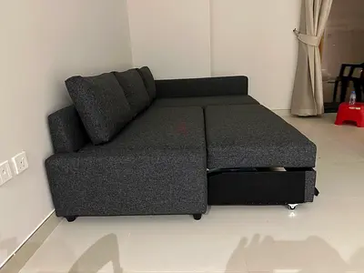 IKEA friheten sofa bed gray color