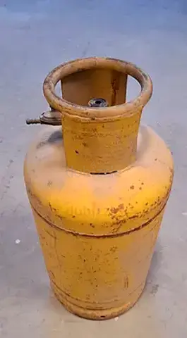 Sharjah Empty Gas Cylinder - Yellow color