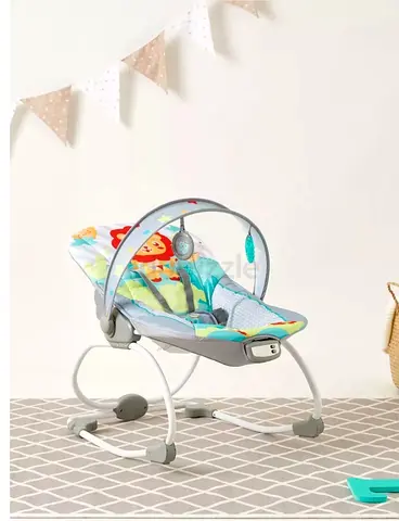 Lightweight Baby Rocker/Bouncer with Toy Bar — Good Condition