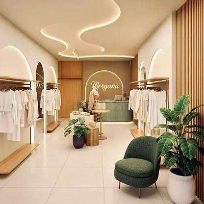 Boutique Shop Fitout Work | Renovation, Carpentry, Paint and ceiling Services
