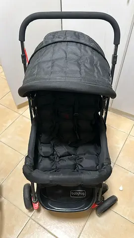 Babyhug Lightweight Standard Stroller - Black, Good Condition