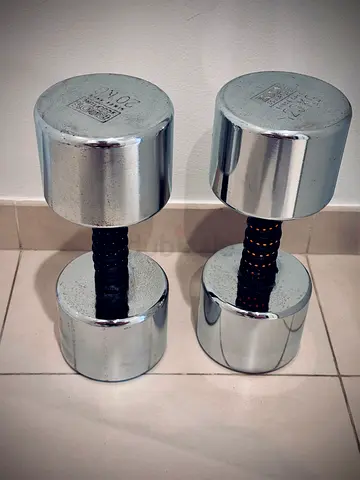 Chrome Dumbles set of 2 x 20 KG