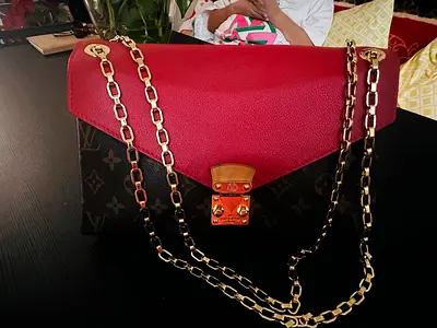 Louis Vuitton Pallas Chain Monogram Cerise (Red)