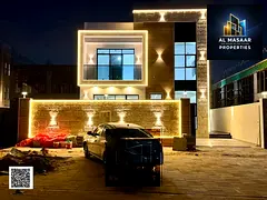A luxurious villa for sale, combining elegance, comfort, and an ideal location in one of Ajman's