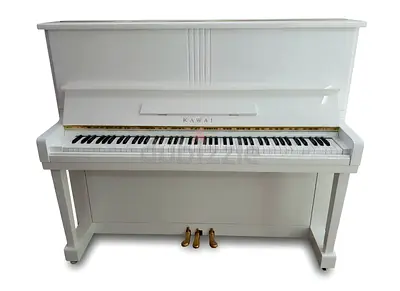 KAWAI KS1 White Upright Piano