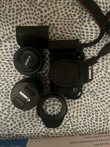 Canon EOS 800D DSLR Body with 2 Lenses and Accessories