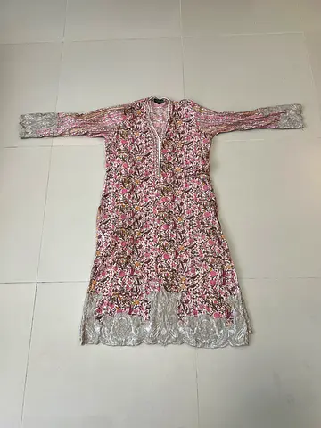 Pink Long Kurti (M-L Size)