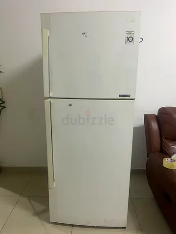 Used LG Top-Freezer Refrigerator - White, Good Working Condition