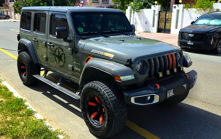 Jeep Wrangler 2019- Sahara Unlimited - JEEPERS Edition- GCC Specs - Excellent Condition