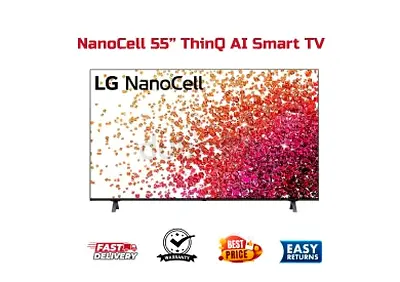 LG 55” NanoCell 4K Smart TV - 55NANO75 Model - Free Delivery - 1 Year Warranty