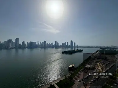 3BR Sea View Apartment for Rent – Al Majaz 2, Sharjah | 2 Master, 4 Bath, Laundry Room