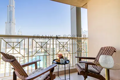 Inviting 2BR with Burj & Fountain Views in Downtown I Ideal for Mid- Term, Monthly & Weekley Stays | All bills Inclusive