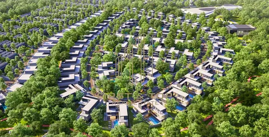 محيط أخضر | تاون هاوس عصري 3 غرف نوم | خيارات دفع مميزة | متاح لجميع الجنسيات