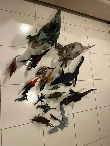 Collection of Dinosaur and Prehistoric Creature Figures based on Netflix series