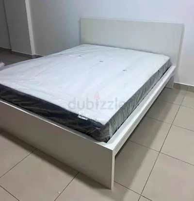 Ikea malm bed with mattress queen size