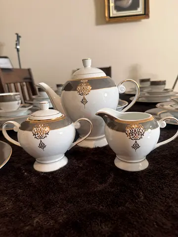 Porcelain tea set  + dining set 47 pices