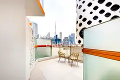 Burj Khalifa and Canal Views | Huge Terrace