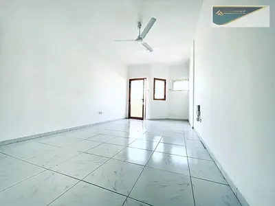 HOT OFFER !! LAST UNIT CHEAPEST RENT 1BHK APARTMENT WITH BALCONY AND 2 BATHROOM WINDOW OR SPLIT AC CENTRAL GAS JUST 27K AL QASIMIA