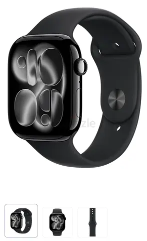 Apple Watch 11 46 MM Jet black Cellular-Unwanted Gift Brand New only 1750