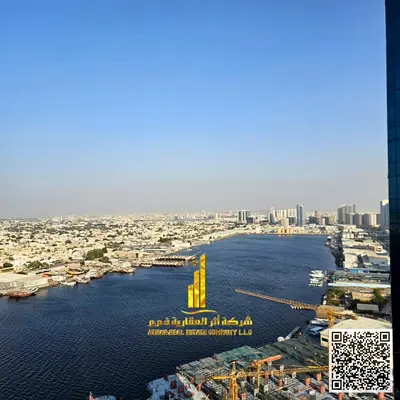 شقة غرفة وصالة اطلالة بحرية مفروشة فرش جديد للايجار الشهرى بعجمان - الراشدية1 - ابراج الواحة