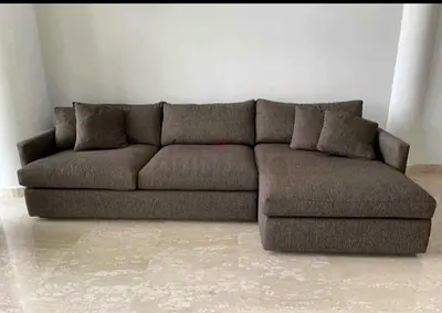 Crategbarrel L Shape Sofa Excellent condition
