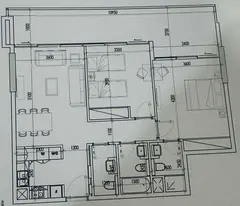 Fully Furnished 2BR Apartment with Unique Design