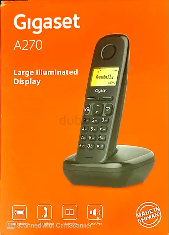 Gigaset A270 Cordless Landline Phone (single handset) - Excellent Condition