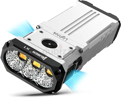 WUBEN X1 Flashlight 12000 Lumens, ECL Flashlight IP55 Waterproof Super Bright,