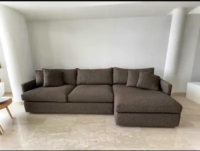 Crategbarrel L Shape Sofa Excellent condition