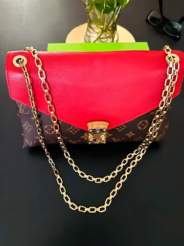 Louis Vuitton Pallas Chain Monogram Cerise (Red)