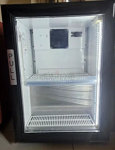 Small Glass Door Display Refrigerator / Beverage Cooler - Good Condition