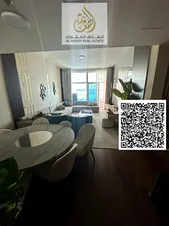 Luxury apartment for rent in Ajman One Towers – Al Rashidiya 3, 3 master bedrooms + living room, m