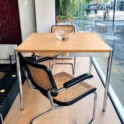 USM Haller Table 75x75cm Beech veneer