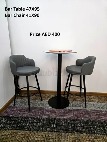 🥂 Stylish Bar Table  2 Bar Chairs Set - Business Bay