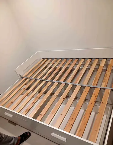 IKEA brimness daybed with 2 big storage drawers and 2 IKEA mattresses.