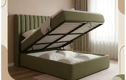 New beautiful olive green*160*200* king Size Bed Available