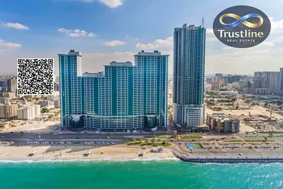 غرفتين وصالة للبيع في ابراج عجمان الكورنيش  بسعر مغري