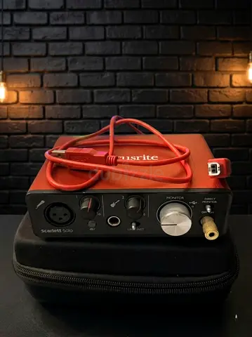 Audio Interface: Focusrite Scarlett Solo 2nd Gen