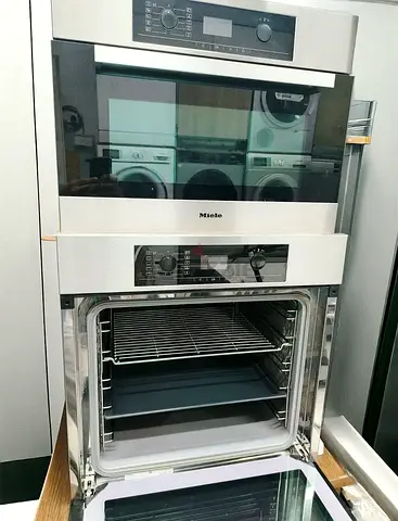 Miele Built-in Electric Oven,and microwave set built-in Stainless Steel - Good Working Condition