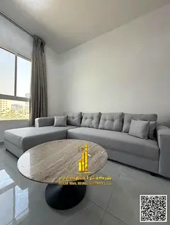 Two-bedroom apartment with a living room, newly furnished, for monthly rent in Ajman - Al Rashidiya