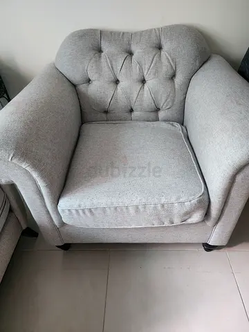 Fabric arm chairs 2