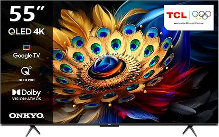 TCL 55 Android Smart TV - 4K, 55C655 PRO