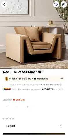 Luxury Modern Accent Chairs (2 Pieces) – Excellent Condition