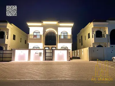 من المالك مباشر شامل رسوم التملك فيلا من أفخم فلل عجمان بناء وتشطيب شخصي سوبر ديلوكس ومساحة بناء وغرف كبيرة جدا تملك حر