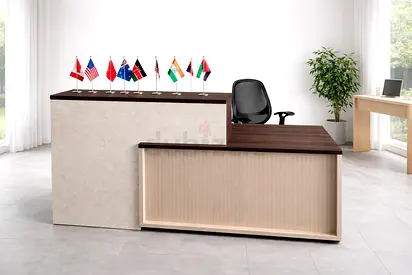 Office Reception Table for Sale – Good Condition