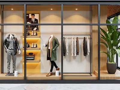 Custom Menswear Store Fit-Out, Interior  Renovation