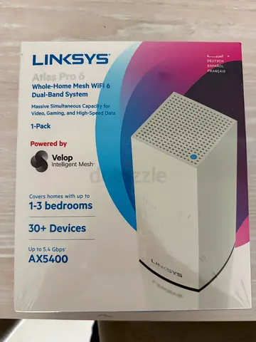 Linksys Atlas Pro 6 AX5400 Whole-Home Mesh WiFi System (Sealed Box)