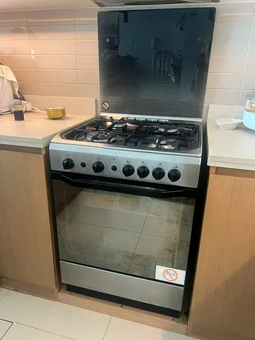 Indesit 4Burner full heavy full safety gas cooker 60cm
